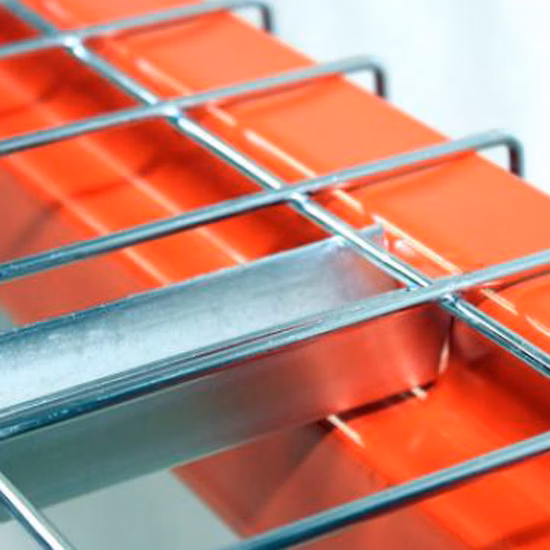 Pannello di ponte in rete metallica saldata per stoccaggio magazzino per trave a gradini