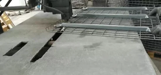 Decking in rete metallica di acciaio zincato o verniciato a polvere per magazzini per carichi pesanti per lo stoccaggio di scaffalature per pallet