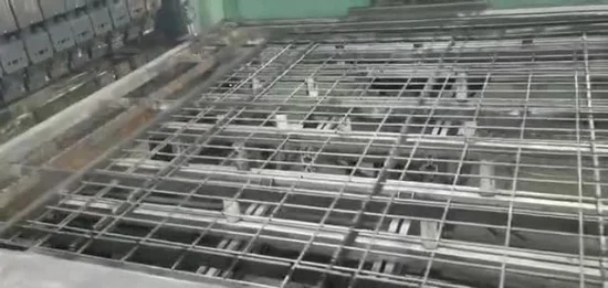 Pannelli in rete metallica di stoccaggio in acciaio saldato galvanizzato industriale resistente OEM per scaffalature per pallet