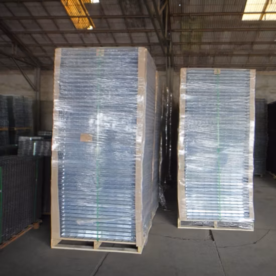 Robusti piani in rete metallica saldata zincata per scaffali che trasportano magazzini per carichi pesanti